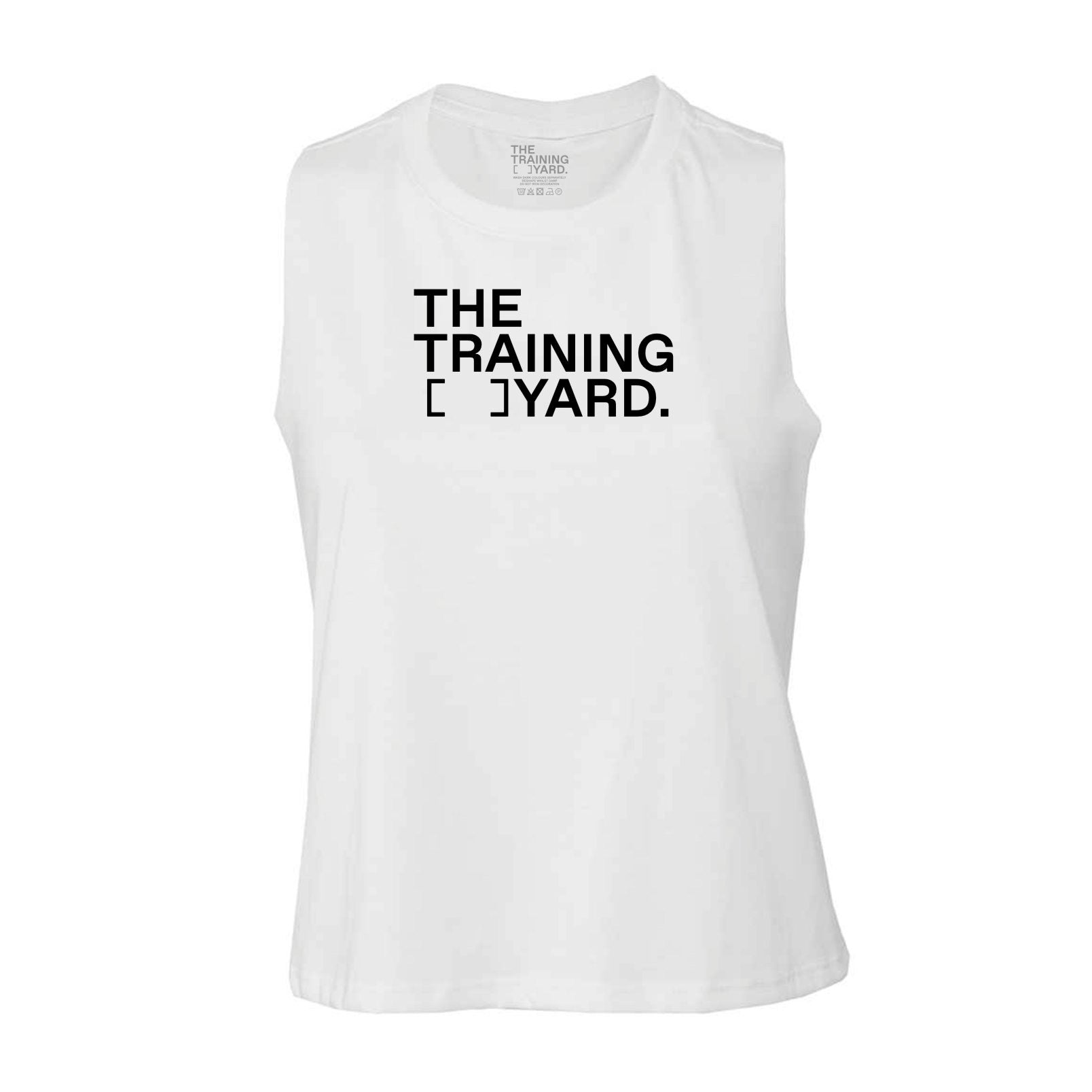 TTY Cropped Tank - White